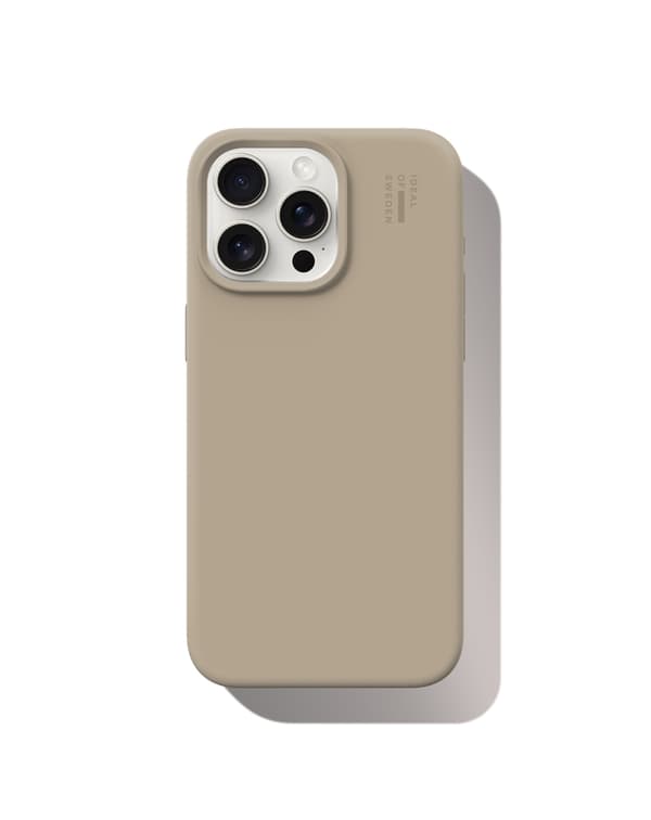 Silicone Case MagSafe iPhone 15 Pro Max Perfect Beige Beige