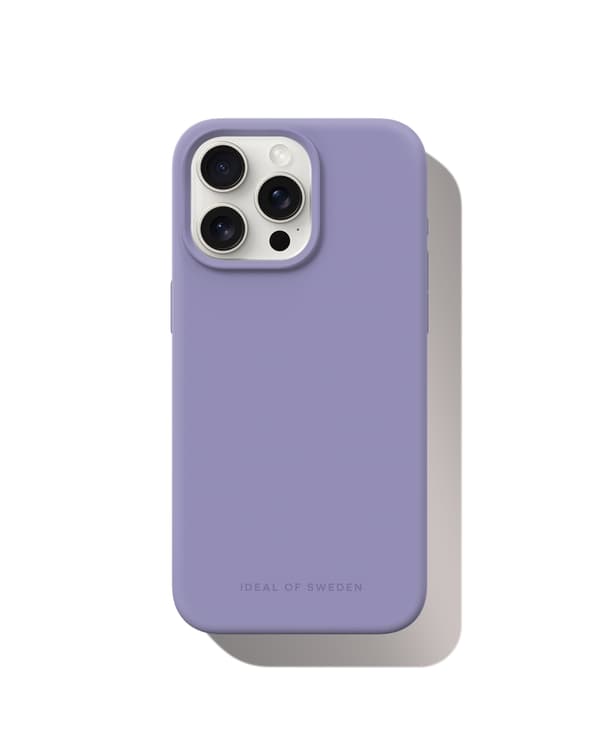 Silicone Case MagSafe iPhone 15 Pro Max Purple Purple