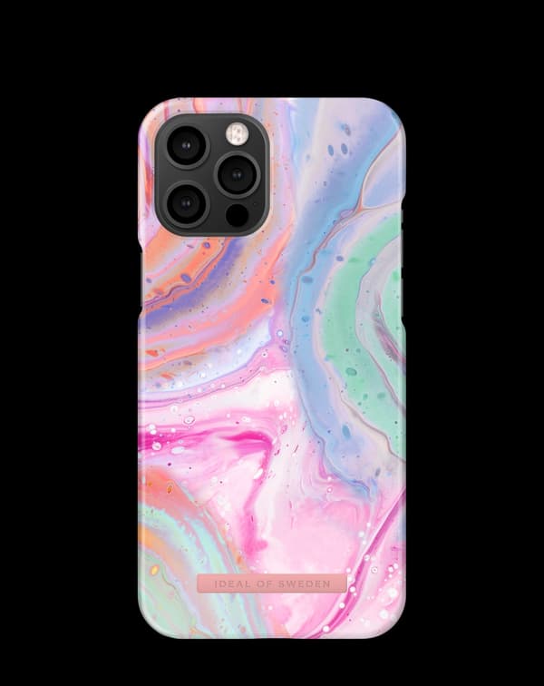 Printed Case iPhone 12 / 12 Pro Pastel Marble