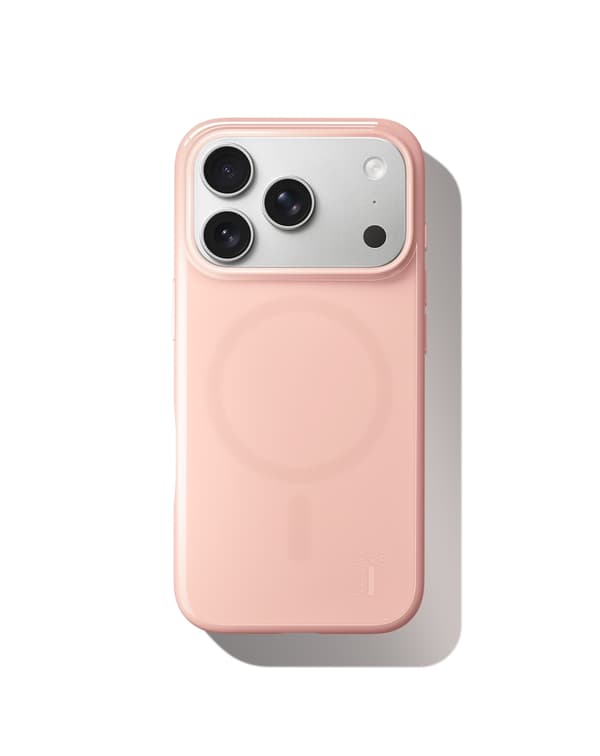 Slim Case MagSafe iPhone 17 Pro Glossy Blush Pink Rosa
