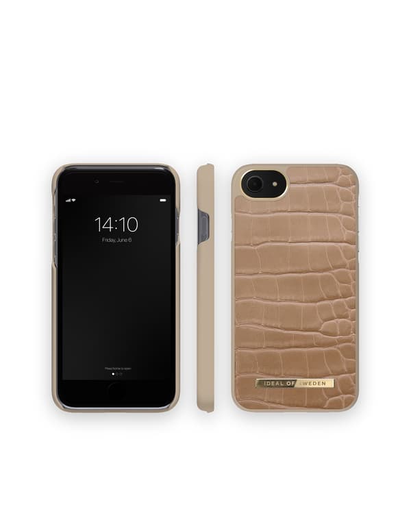 Atelier Case iPhone 8 / 7 / 6 / 6S / SE Camel Croco Beige