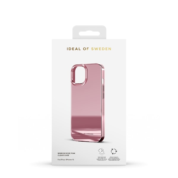 Mirror Case iPhone 13 / 14 / 15 / 16e Mirror Rose Pink Pink