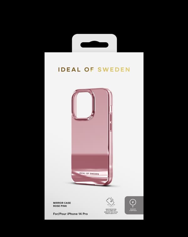 Mirror Case MagSafe iPhone 14 Pro Mirror Rose Pink Pink