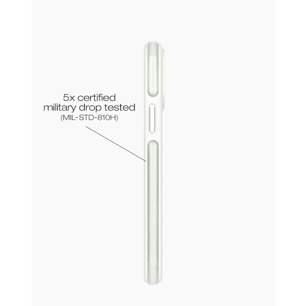 Ideal Bumper Case MagSafe iPhone 12 / 12 Pro Cloudy White White