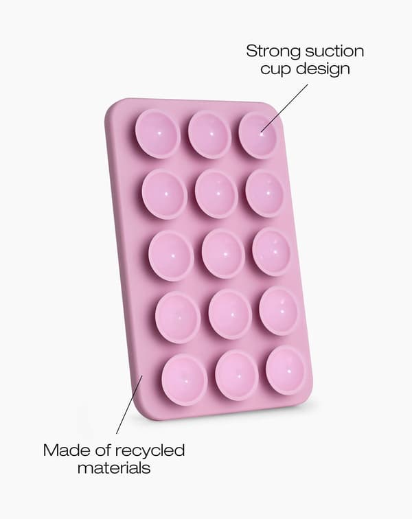 MagSafe Suction Phone Mount Bubblegum Pink Rosa