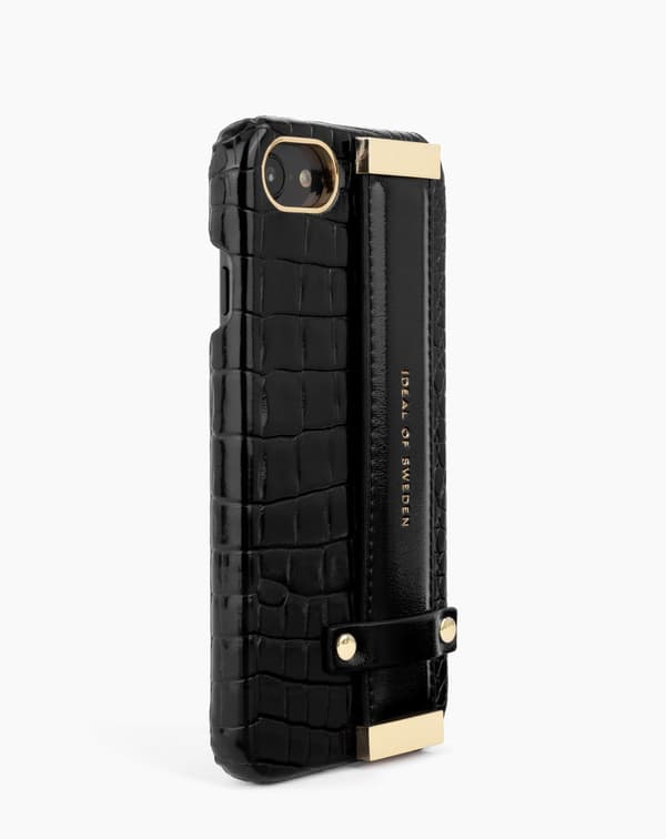 Statement Case iPhone 8 / 7 / 6 / 6S / SE Neo Noir Croco Black