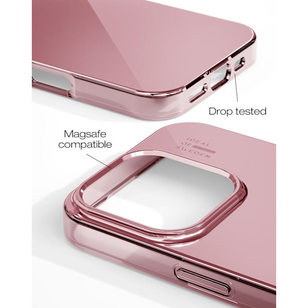 Mirror Case MagSafe iPhone 16 Pro Mirror Rose Pink