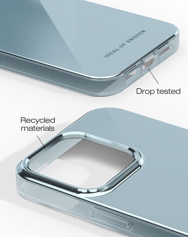 Mirror Case iPhone 15 Pro Max Mirror Sky Blue Blå