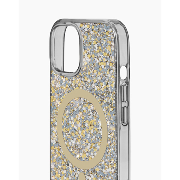Clear Case MagSafe iPhone 15 Plus Glam Gold