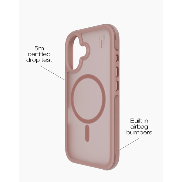 Ideal Bumper Case MagSafe iPhone 16 Plus Blush Pink