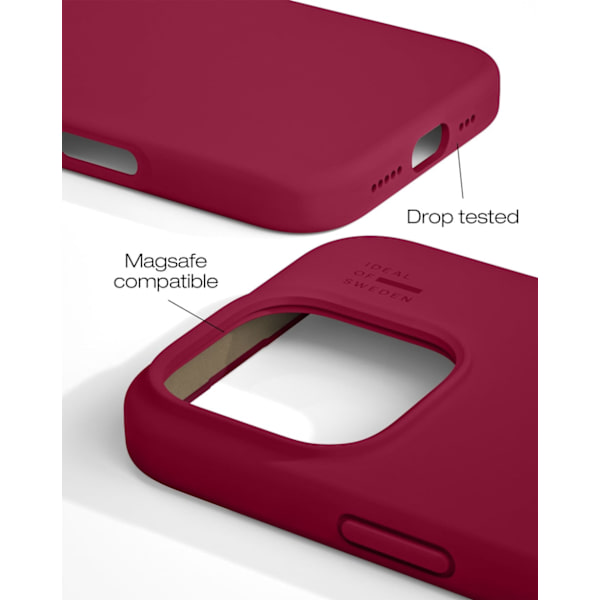 Silicone Case MagSafe iPhone 16 Pro Max Cranberry