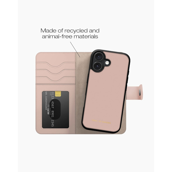 Magnet Wallet+ iPhone 16 Pink