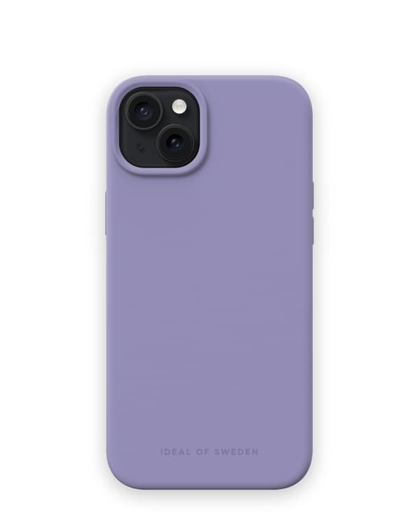 Silicone Case iPhone 15 Plus Purple Lila