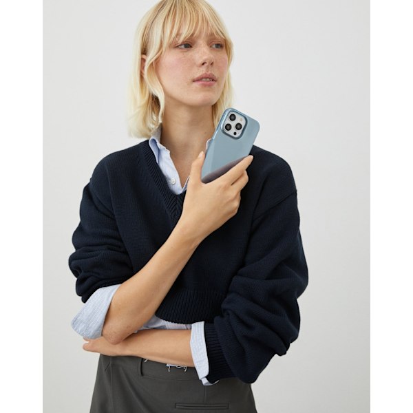 Mirror Case iPhone 15 Plus Mirror Sky Blue Blå
