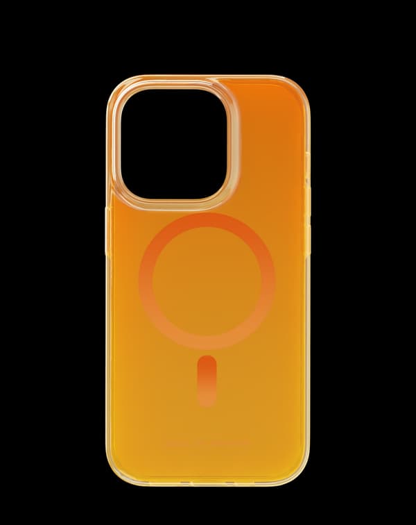 Clear Case MagSafe iPhone 14 Pro Orange Spritz Orange