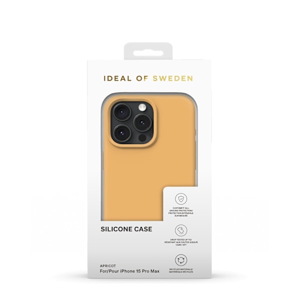 Silicone Case iPhone 15 Pro Max Apricot Orange