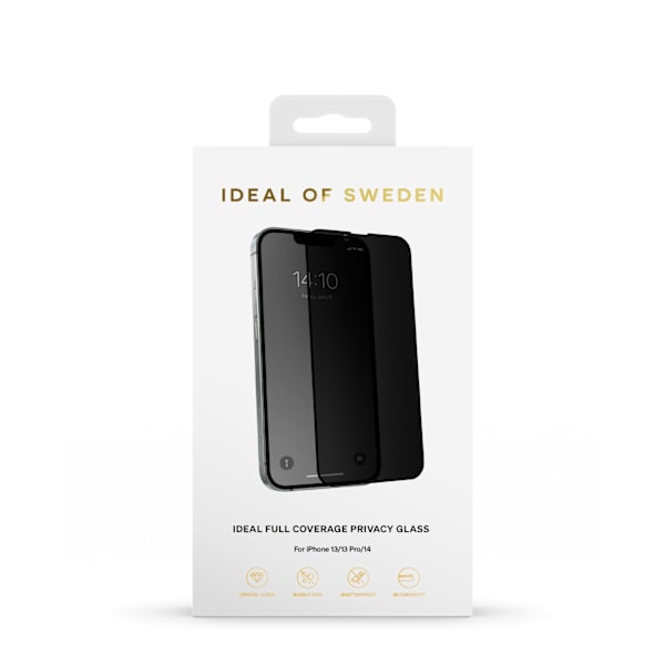 IDEAL Full Coverage Privacy Glass iPhone 13 / 13 Pro / 14 / 16e Transparent