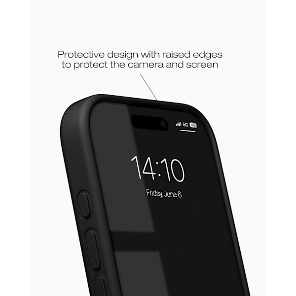 Silicone Case MagSafe iPhone 16 Plus Black