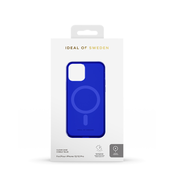 Clear Case MagSafe iPhone 12 / 12 Pro Cobalt Blue Blue