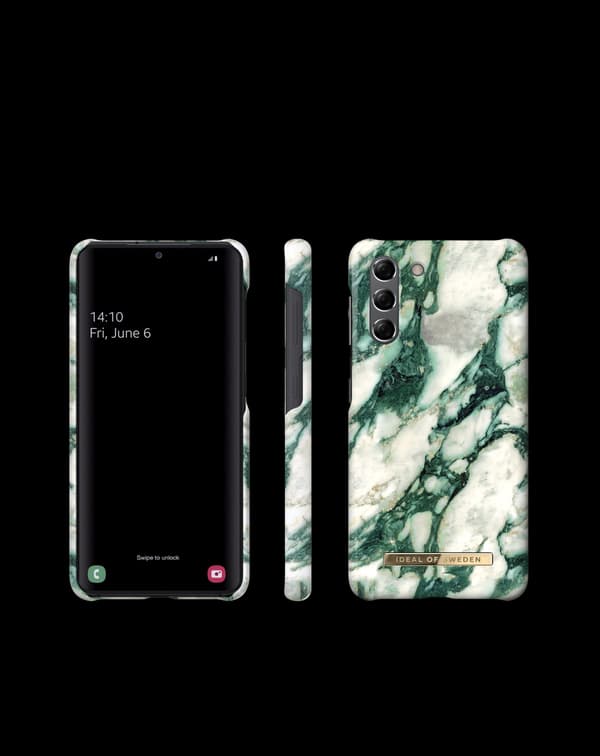 Printed Case Galaxy S21 Calacatta Emerald Marble Greed