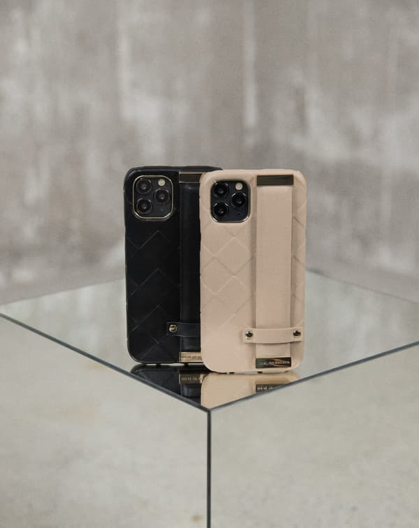 Statement Case iPhone 11 Pro Max / XS Max Braided Light Camel Brown