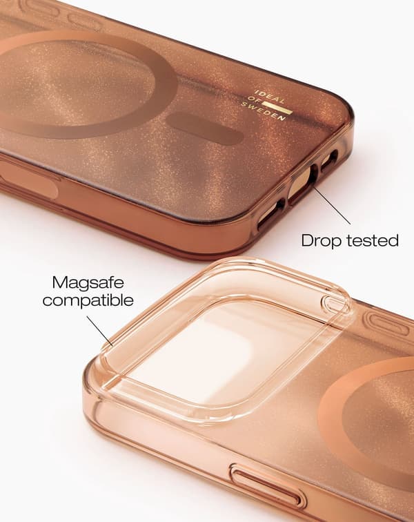 Clear Case MagSafe iPhone 17 Pro Mocha Mousse Brun