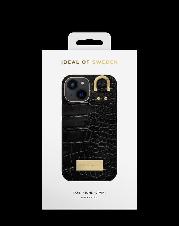 Atelier Case iPhone 13 Mini Black Croco Black