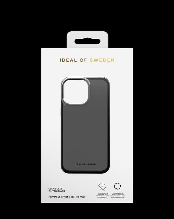 Clear Case iPhone 15 Pro Max Tinted Black