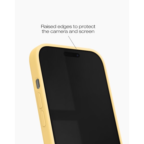 Silicone Case iPhone 13 / 14 / 15 / 16e Soft Lemon Yellow