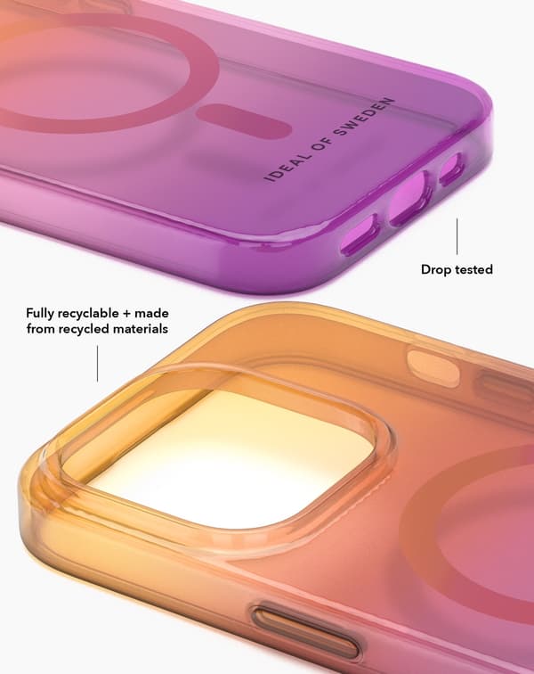 Clear Case MagSafe iPhone 13 / 14 Vibrant Ombre MultiColor