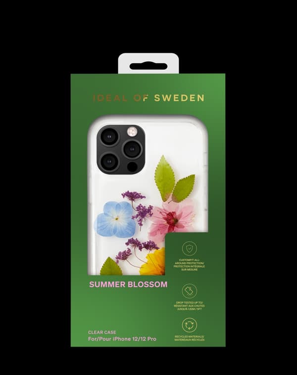 Clear Case iPhone 12 / 12 Pro Summer Blossom Transparent