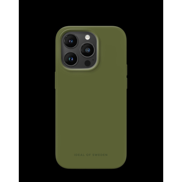 Silicone Case iPhone 14 Pro Khaki Green