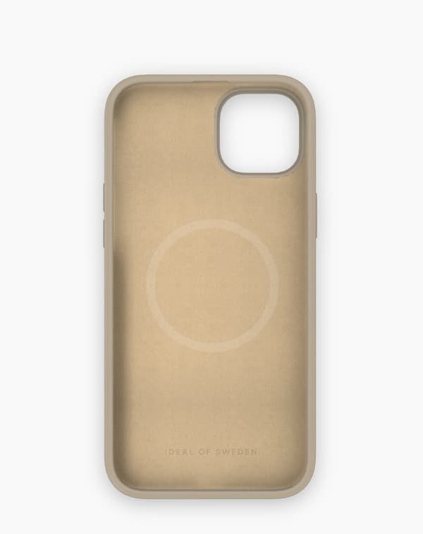 Silicone Case MagSafe iPhone 15 Plus Perfect Beige Beige