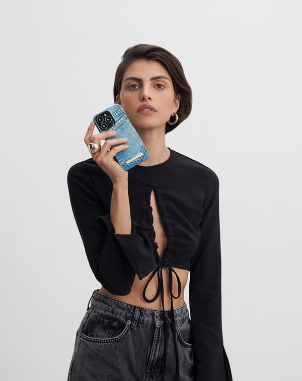 Printed Case iPhone 8 / 7 / 6 / 6S / SE Denim Bliss Blue