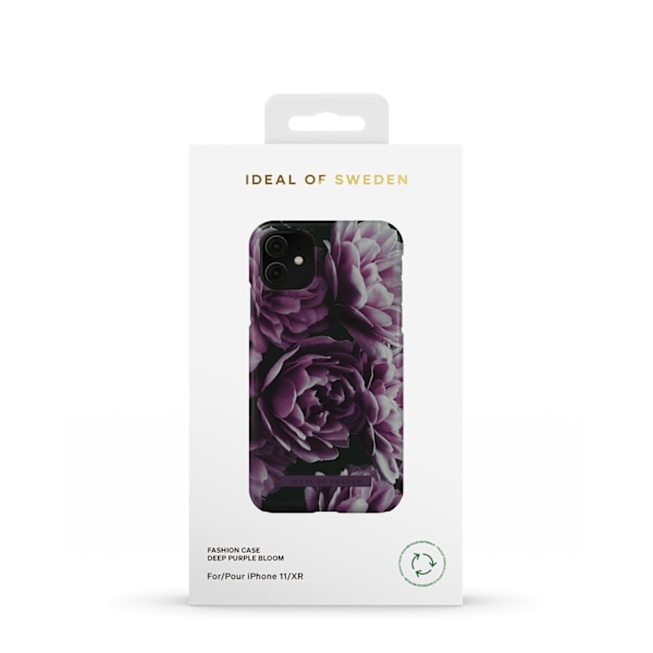 Printed Case iPhone 11 / XR Deep Purple Bloom