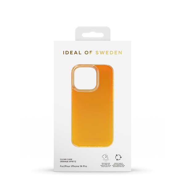 Clear Case iPhone 14 Pro Orange Spritz Orange