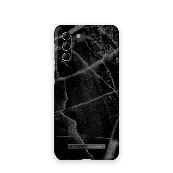 Printed Case Galaxy S21Plus Black Thunder Marble