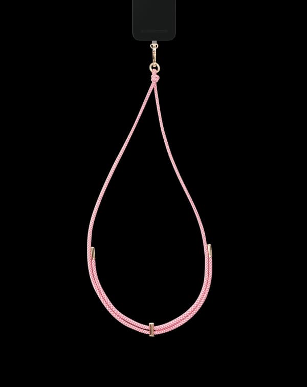 Cord Phone Strap Multi Pink Pink
