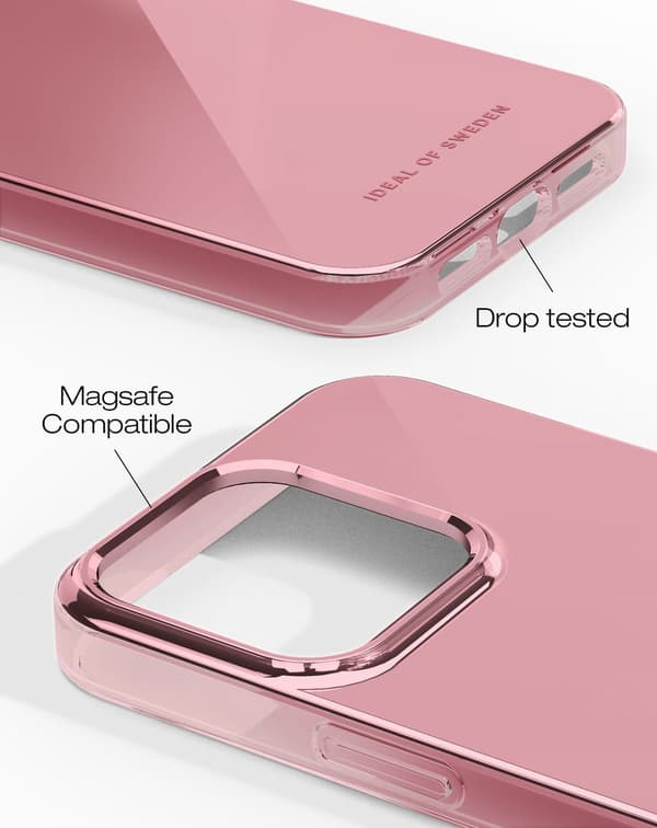 Mirror Case MagSafe iPhone 15 Pro Max Mirror Rose Pink