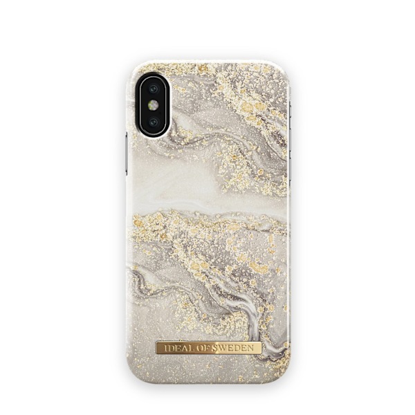Printed Case iPhone X / XS Sparkle Greige Marble