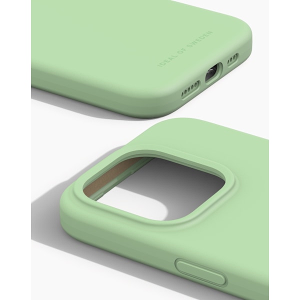 Silicone Case MagSafe iPhone 15 Pro Mint Grön