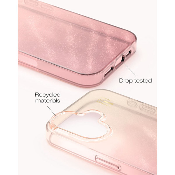 Clear Case iPhone 16 Rose Blush Rosa
