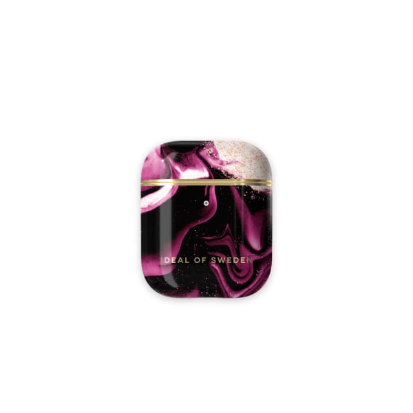 Fashion AirPods Case Golden Ruby