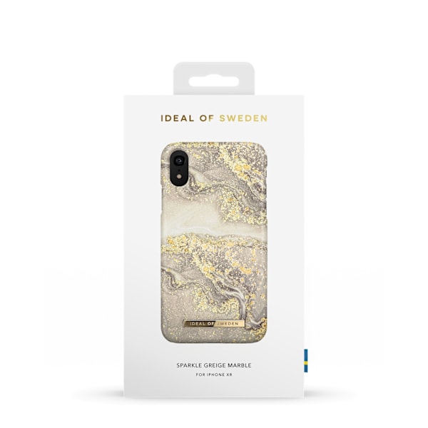 Printed Case iPhone XR Sparkle Greige Marble