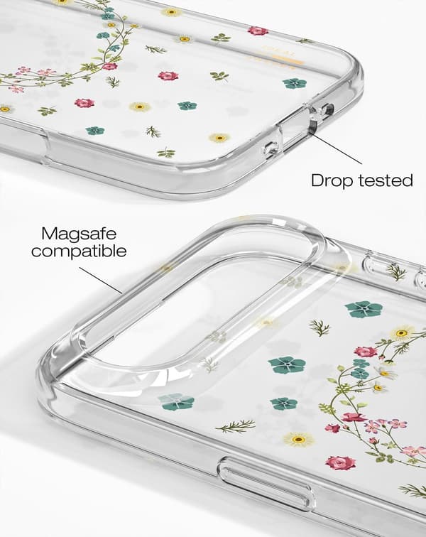 Clear Case MagSafe iPhone Air Petite Floral Transparent
