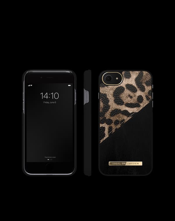 Atelier Case iPhone 8 / 7 / 6 / 6S / SE Midnight Leopard Black