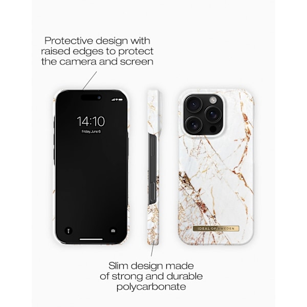 Printed Case MagSafe iPhone 16 Pro Carrara Gold