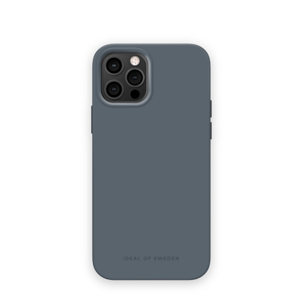 Silicone Case iPhone 12 / 12 Pro Midnight Blue Blue