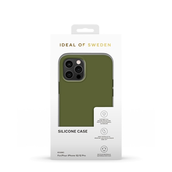 Silicone Case iPhone 12 / 12 Pro Khaki