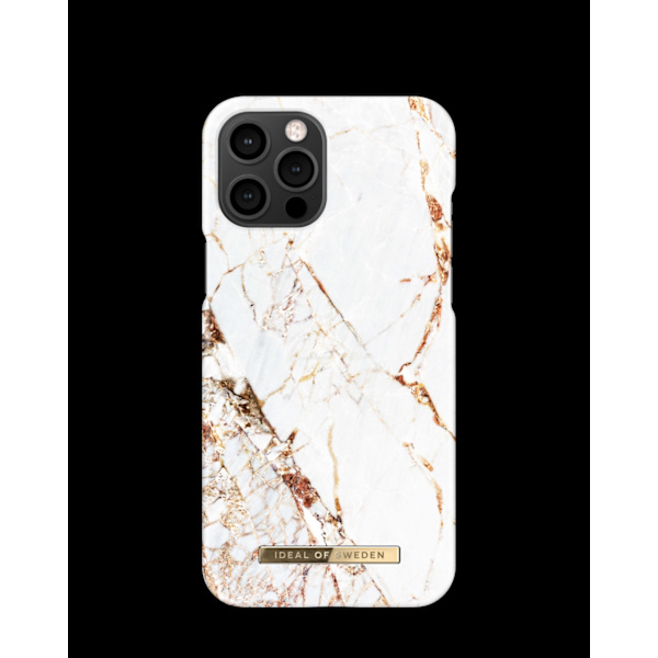 Printed Case iPhone 12 Pro Max Carrara Gold White